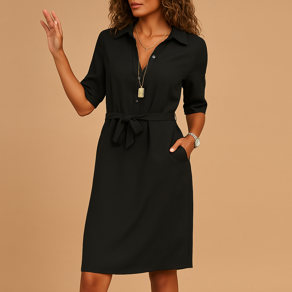 Bygenoveve | Dopasowana sukienka midi elegancka