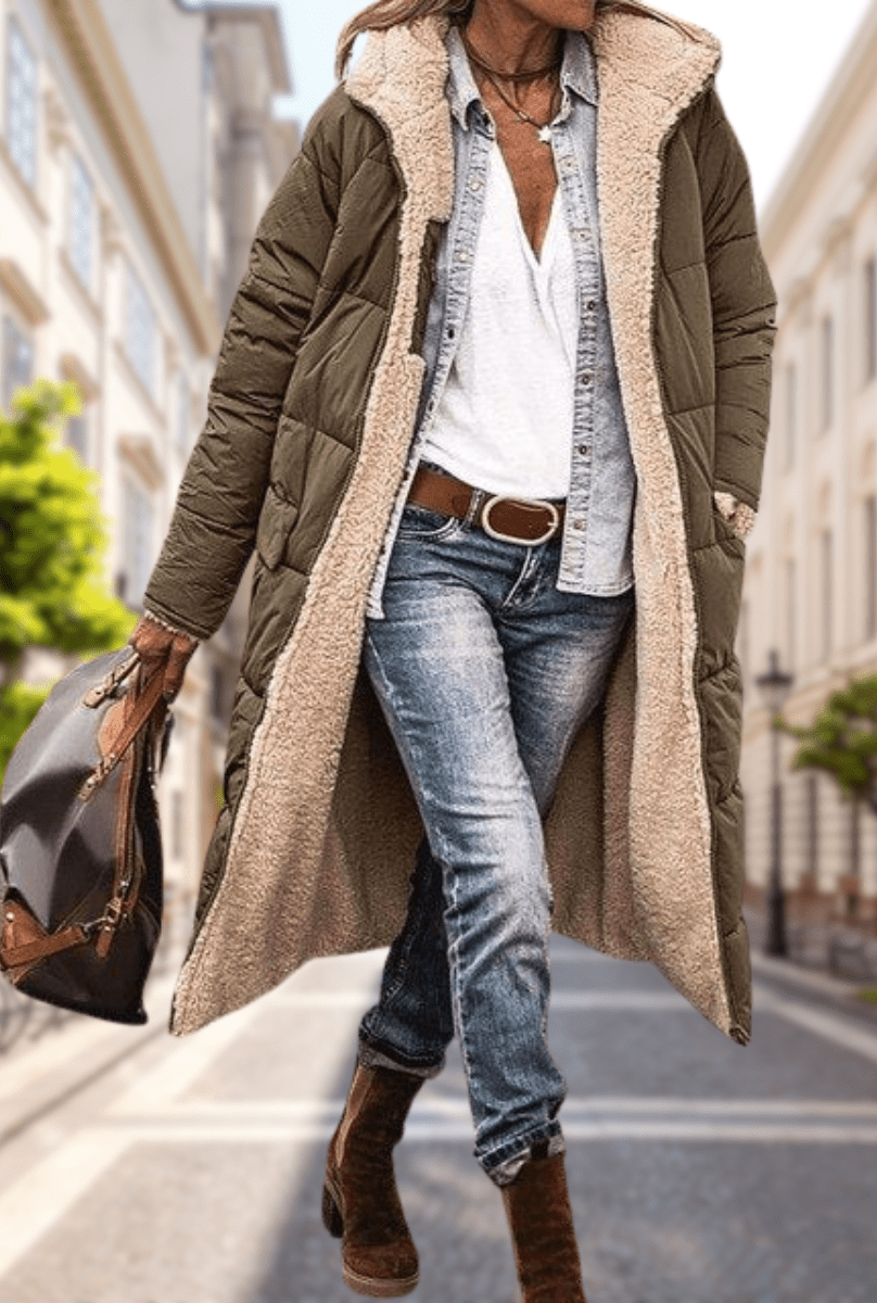 Damska kurtka z kapturem