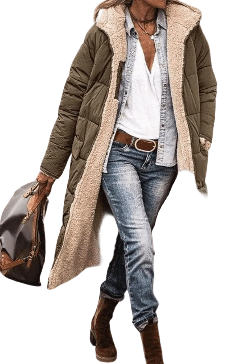 Damska kurtka z kapturem