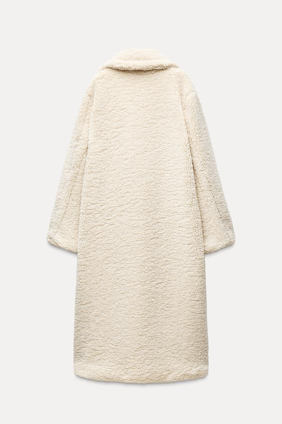 Elisa - Długi płaszcz Teddy