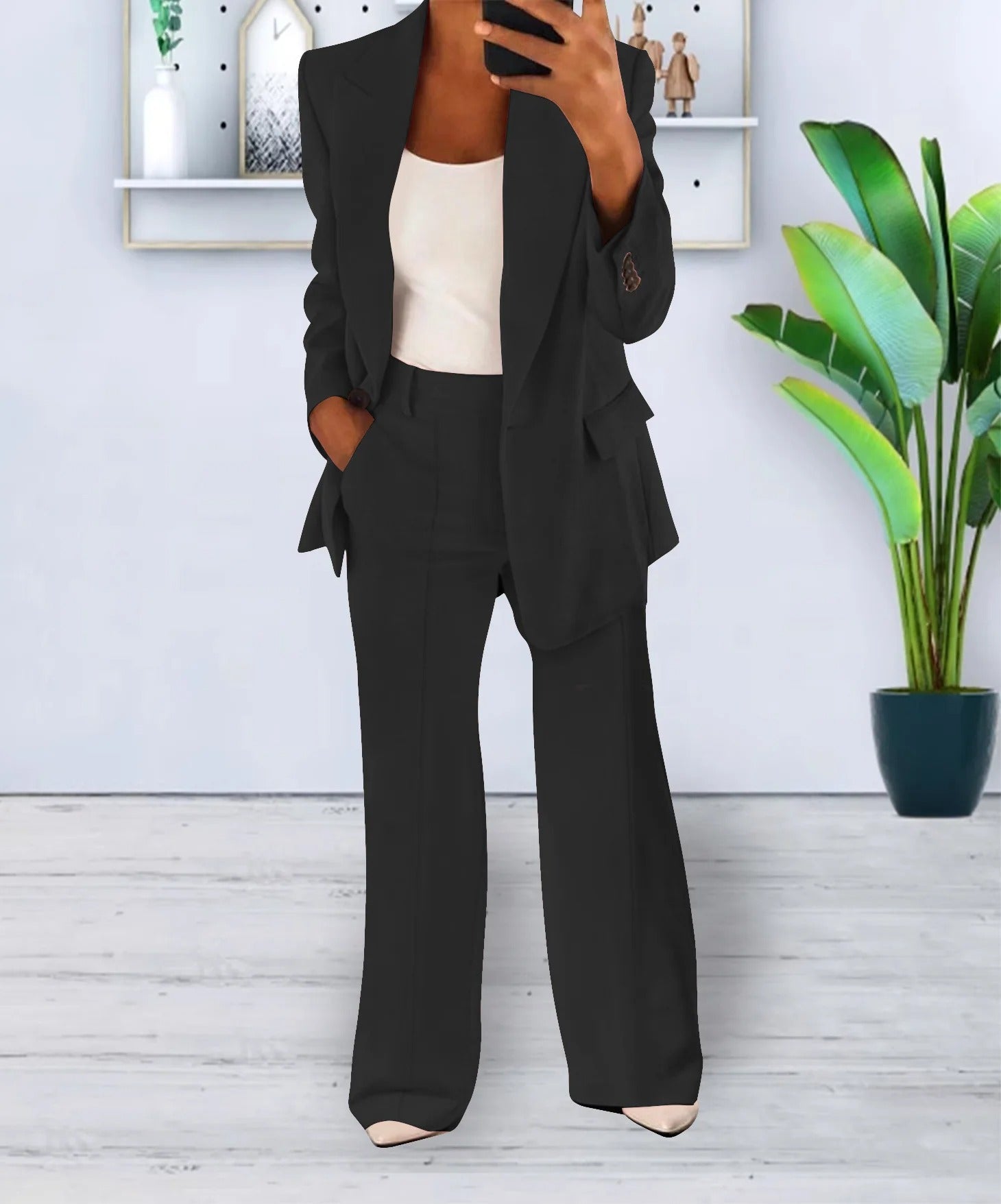 Emilia | Oversize blazer i proste spodnie 0