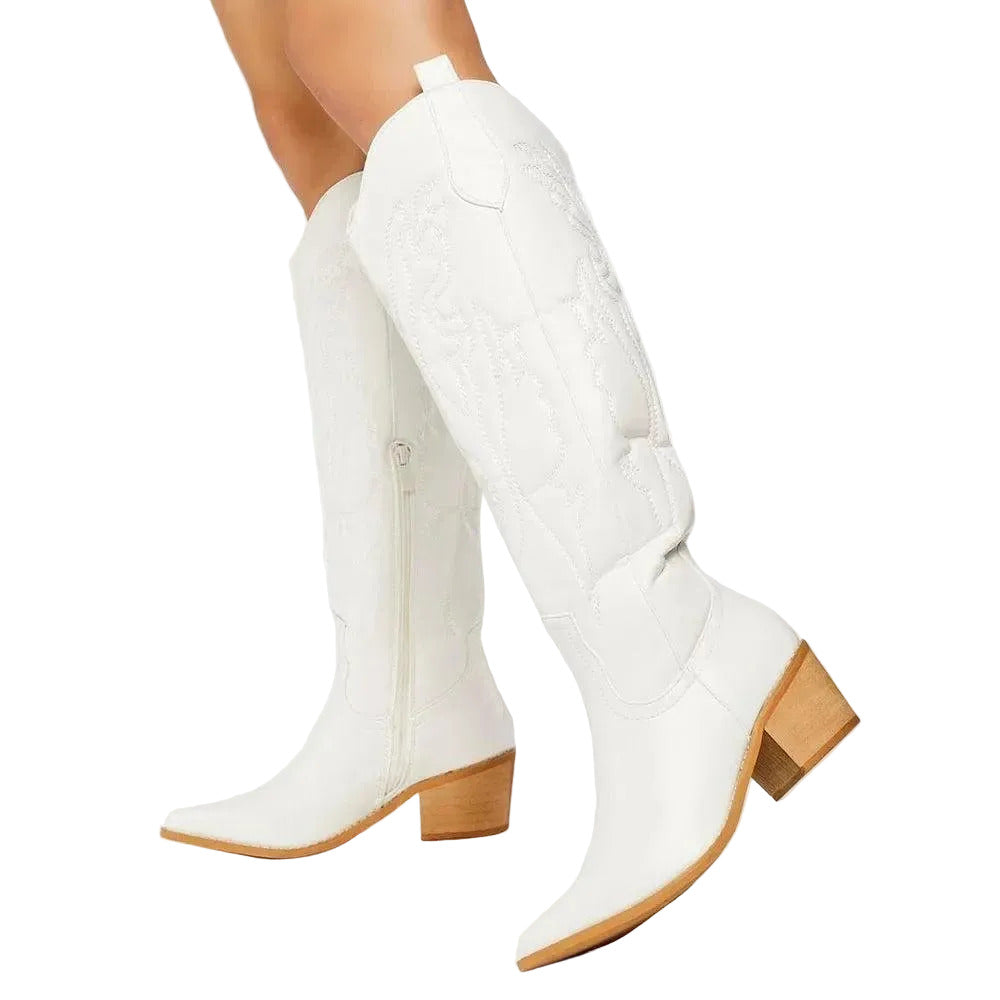 Kowbojskie buty do kolan