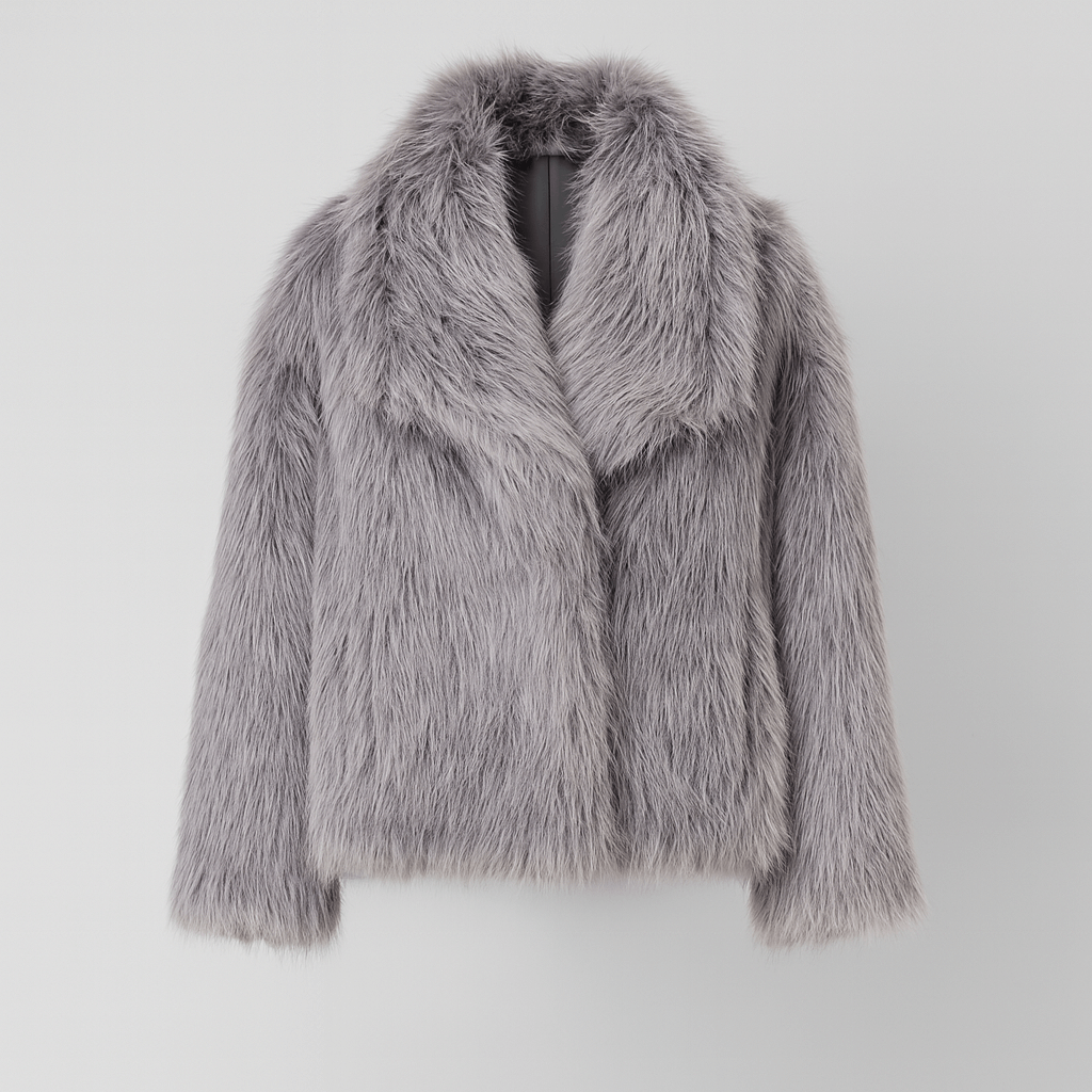 Płaszcz damski z tkanin syntetycznych