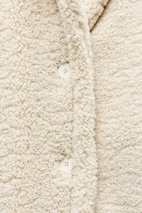 Elisa - Długi płaszcz Teddy