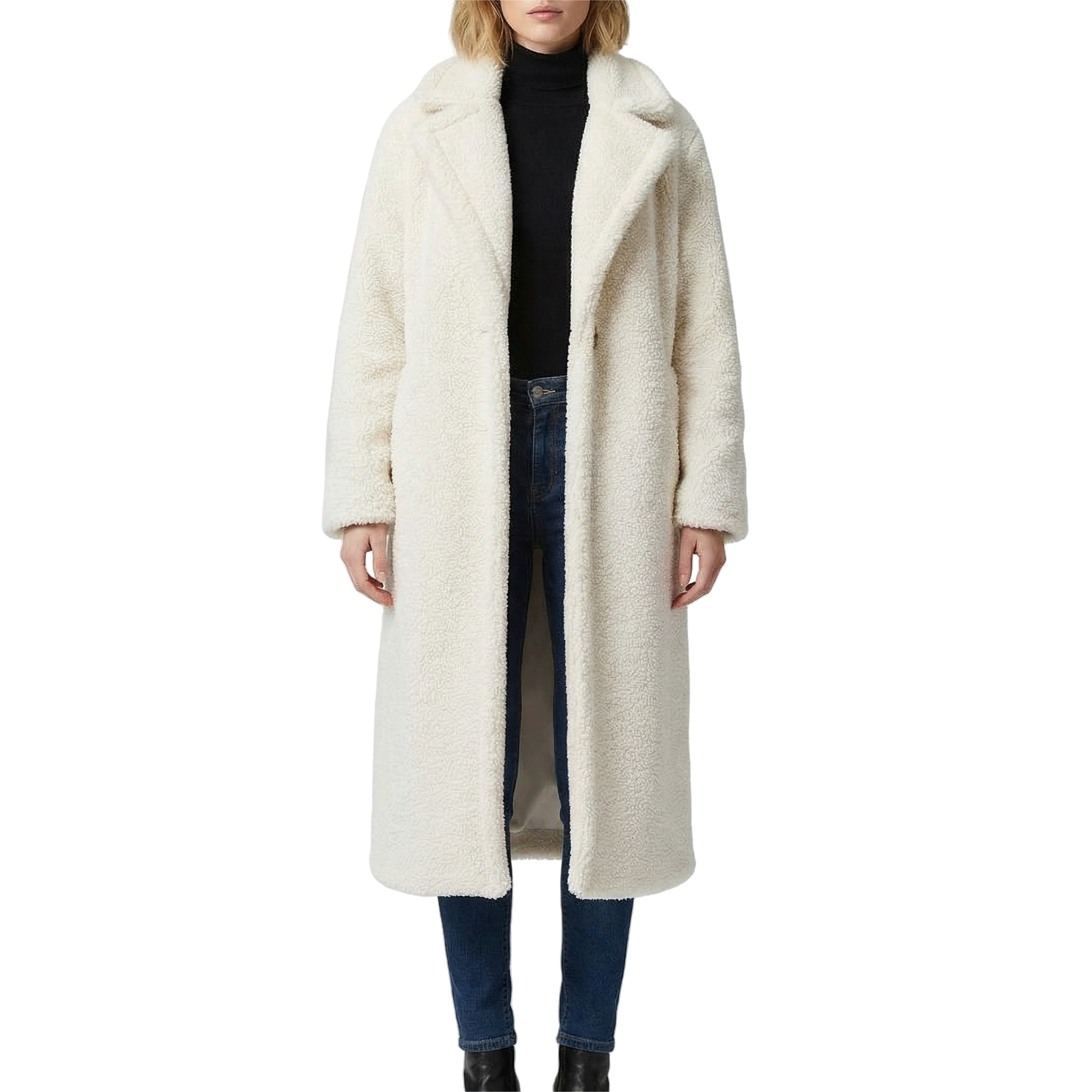 Elisa - Długi płaszcz Teddy