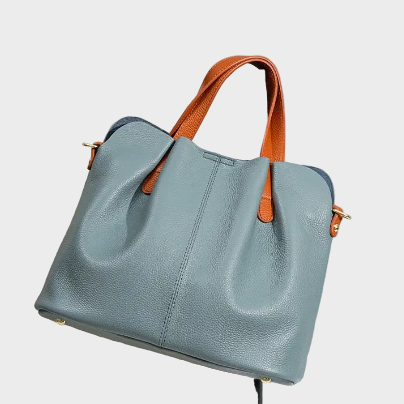Jolanta | Torebka damska skórzana shopper na ramię - view 19