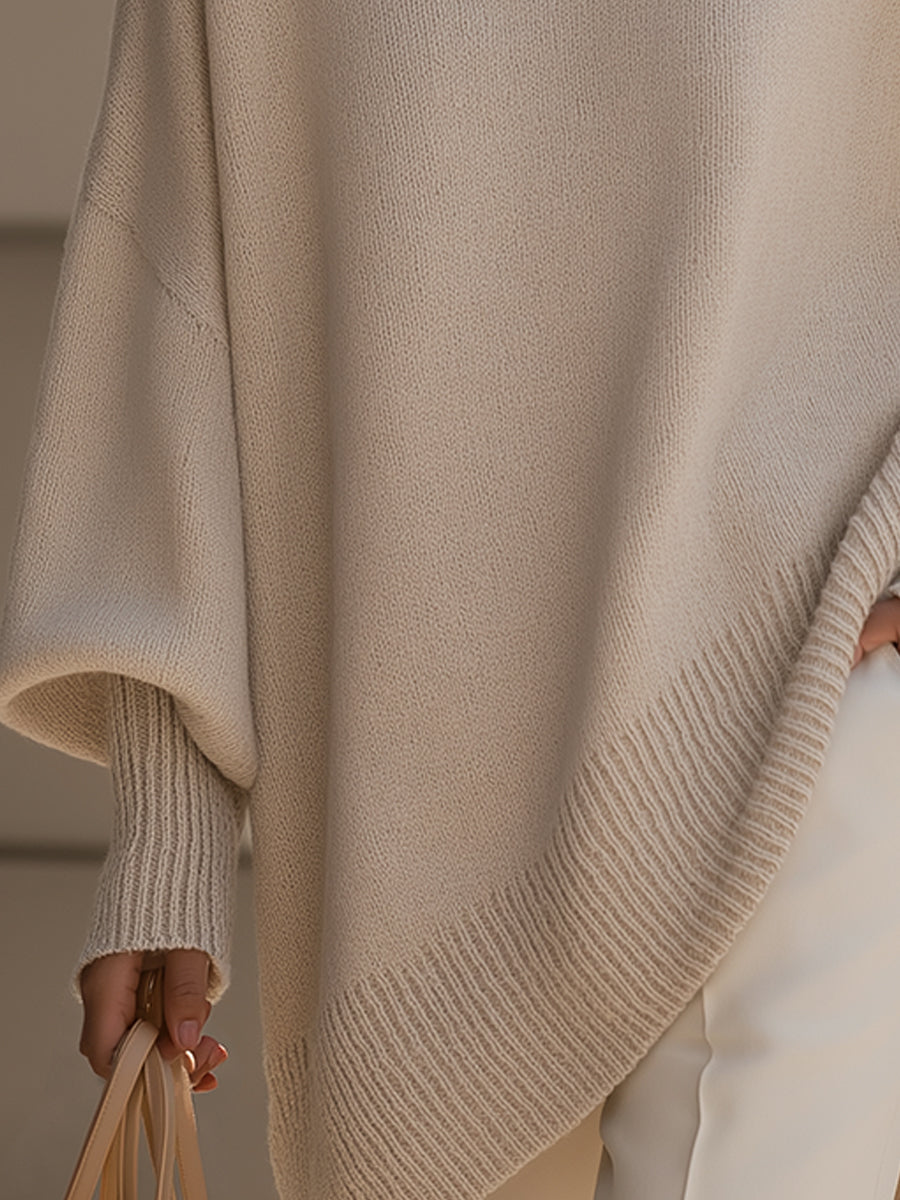 Lena | Sweter damski oversize wełniany - view 8