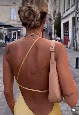 Magdalena | Sukienka midi damska satynowa z odkrytymi plecami - view 7